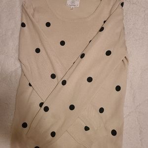 Polka-dot sweater